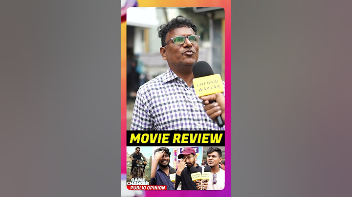 Game Changer Tamil Public Review