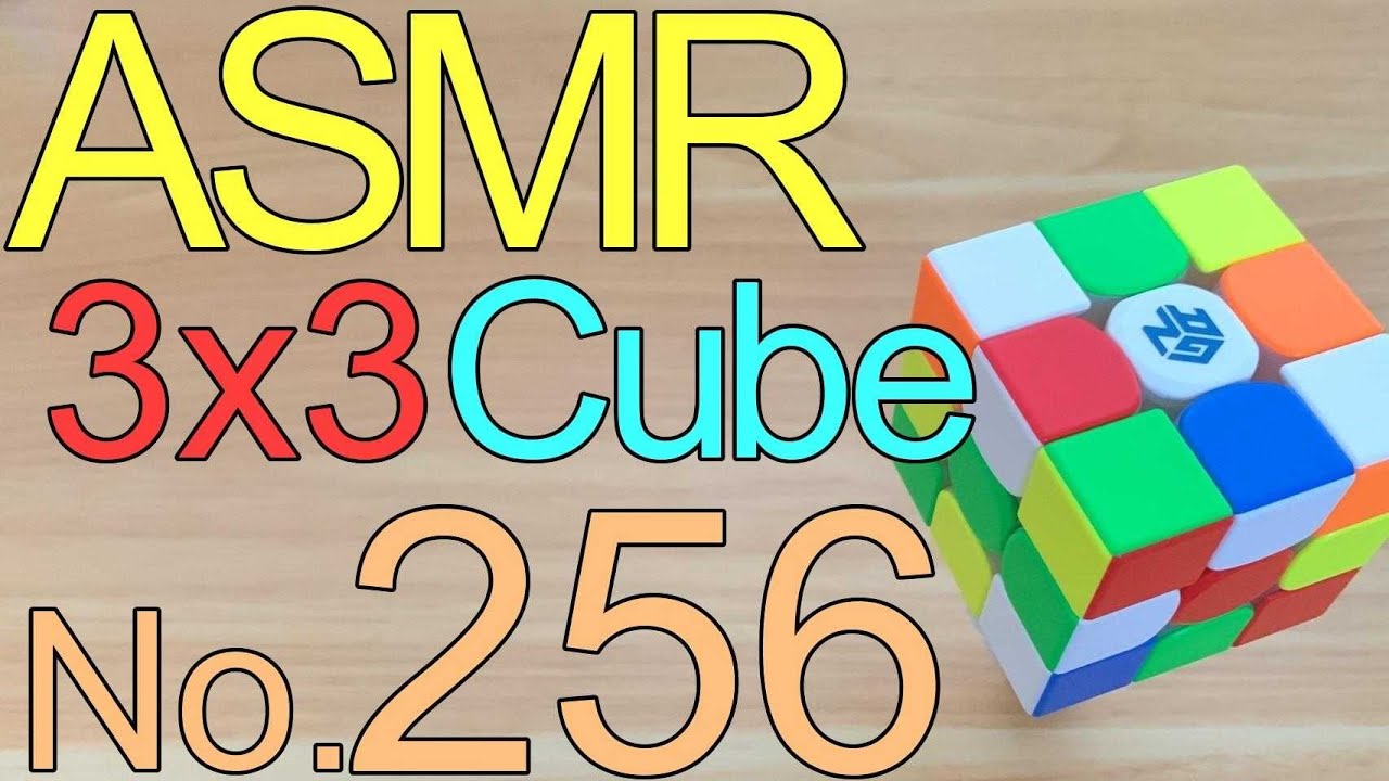 [3x3] No.256 Rubik's Cube Practice | scramble | ASMR for Sleep and ...
