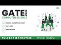 GATE CSE 2022 Full Exam Analysis