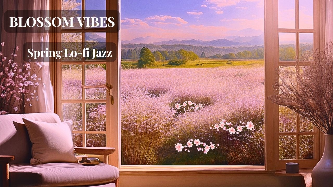 [Playlist] Lofi Jazz 🌸 Blossom Vibes – 당신의 일상을 평안하게 하는  로파이 재즈 카페 감성 음악