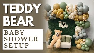 Setup With Me - "We Can Bearly Wait" Teddy Bear Baby Shower