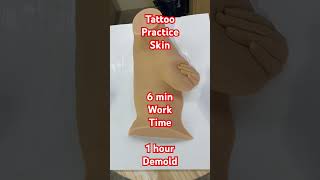 Extra fancy Tattoo practice skin with 5110F #tattoopractice
