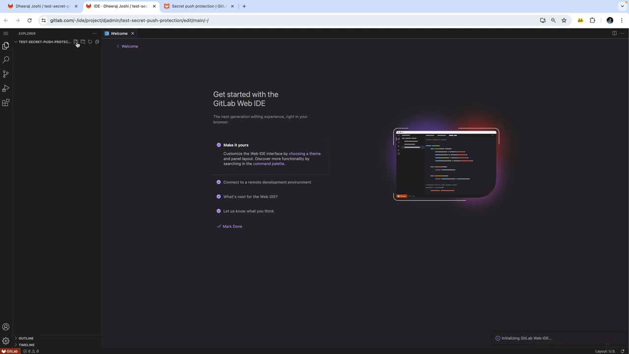 Configuration - Enabling Secret Push Protection for your project