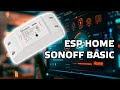 Подключаем Sonoff Basic к Home Assistant через ESPHomeLib