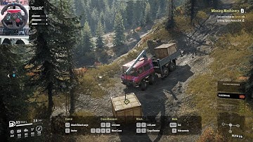 Missing Machinery - KRS 58 "Bandit" - SnowRunner Michigan EP12 | Logitech G29