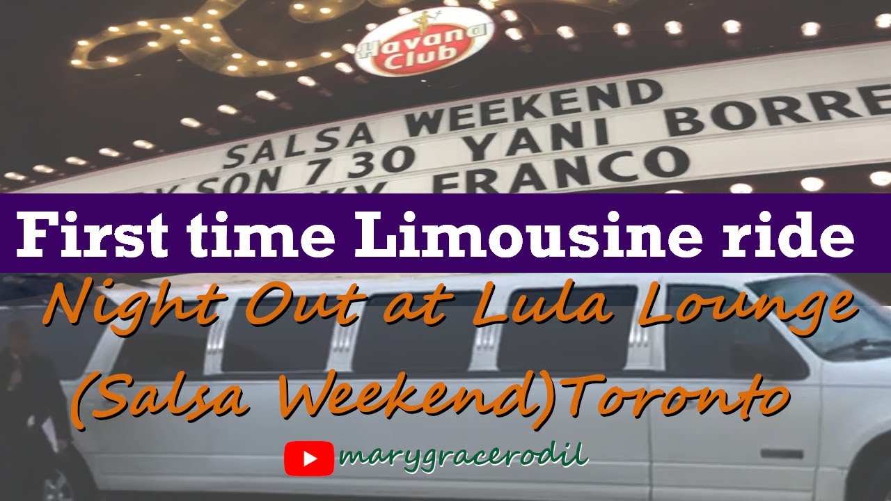 First Time Limousine Ride | Night out at Lula Lounge Toronto