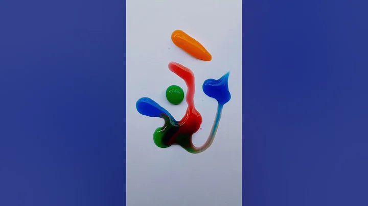 Satisfying colour mixing 🟢🔵🟣 #shorts #satisfying #colormixing 105