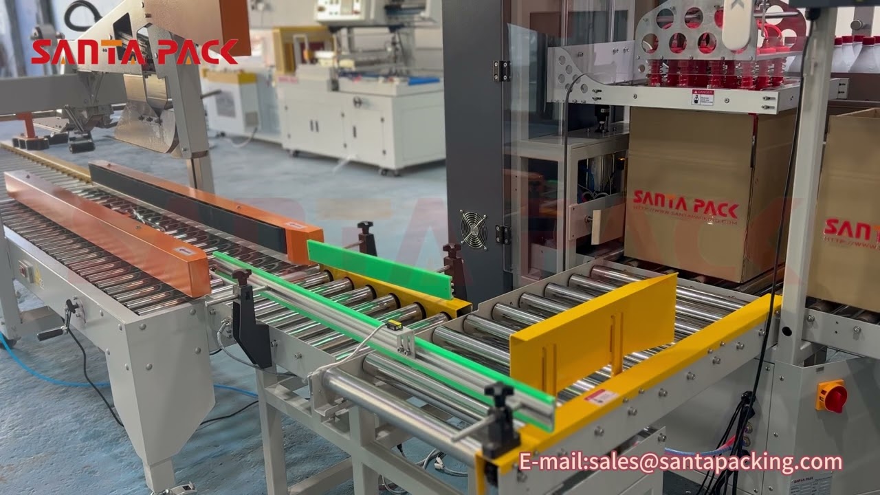 Packing and sealing machine,pick and place packer for bottles,customized
