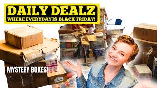 DAILY DEALZ HAUL OPENING MYSTERY BOXES AND GOING THROUGH THE BINS