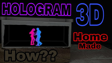 how to make 3d hologram // how to make 3d hologram box screen