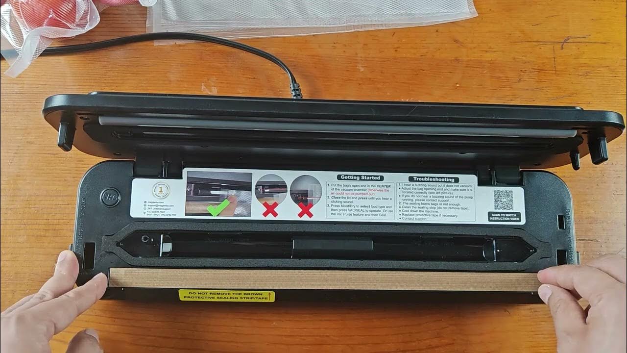 MegaWise Vacuum Sealer Tips and Troubleshooting Guide YouTube