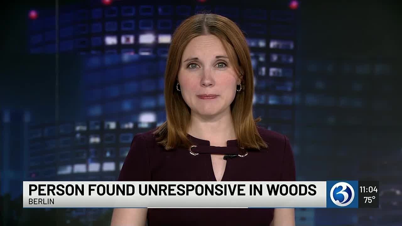 Man found unresponsive in Berlin woods - YouTube