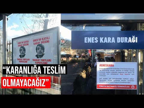 Enes Kara'nın adını otobüs durağına verdiler