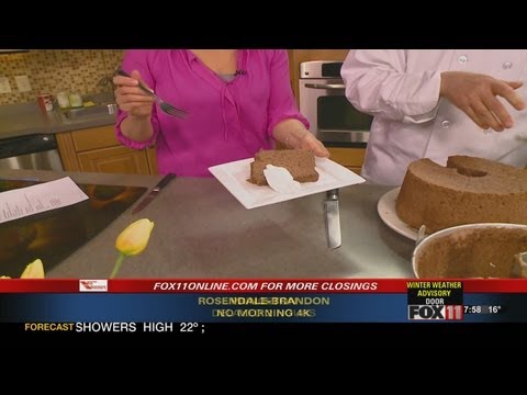 GDW7 Chef Palm Chocolate Angel Food Cake