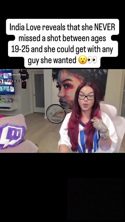 India Love reveals that she NEVER missed a shot between ages 19-25 👀 😮👀 #indialove #viral #reels