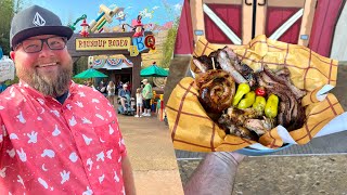 Disney’s Hollywood Studios 2023 | Roundup Rodeo BBQ Dining Review & MEGACON Orlando | Disney World screenshot 2