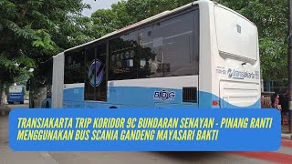 FULL TRIP TransJakarta Koridor 9C Bundaran Senayan - Pinang Ranti Menggunakan Bus Scania Gandeng