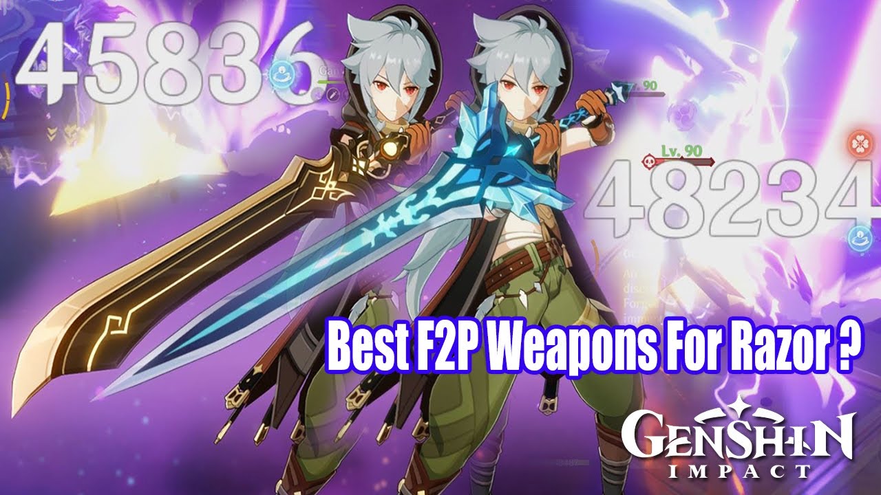 What Is The Best 4 Star Weapon For Razor?