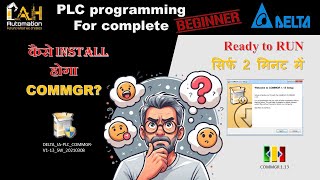 How to Install Delta PLC communication software COMMGR?