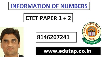 Introduction to Numbers | CTET | HTET | PSTET | UPTET
