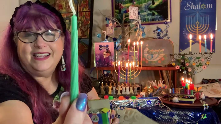 Flossnukkah 2022! - 3rd Night of Hanukkah - all about the Menorah ( it is actually a Hanukkiah )