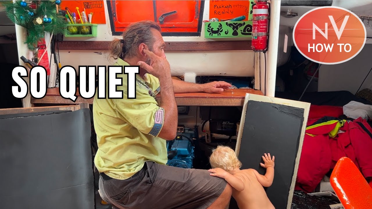 ⁣How We Soundproofed Our Engine Room (Huge Noise Reduction) | S2 Ep 83