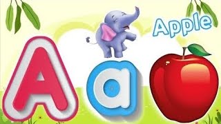 Phonics song for children -Alphabet learning songs one word for each letter -A for Apple