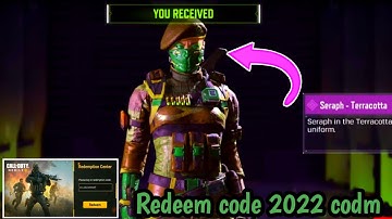 Redeem code codm 2022 | cod mobile Redeem code 2022 July | codm Redeem code 2022 Garena
