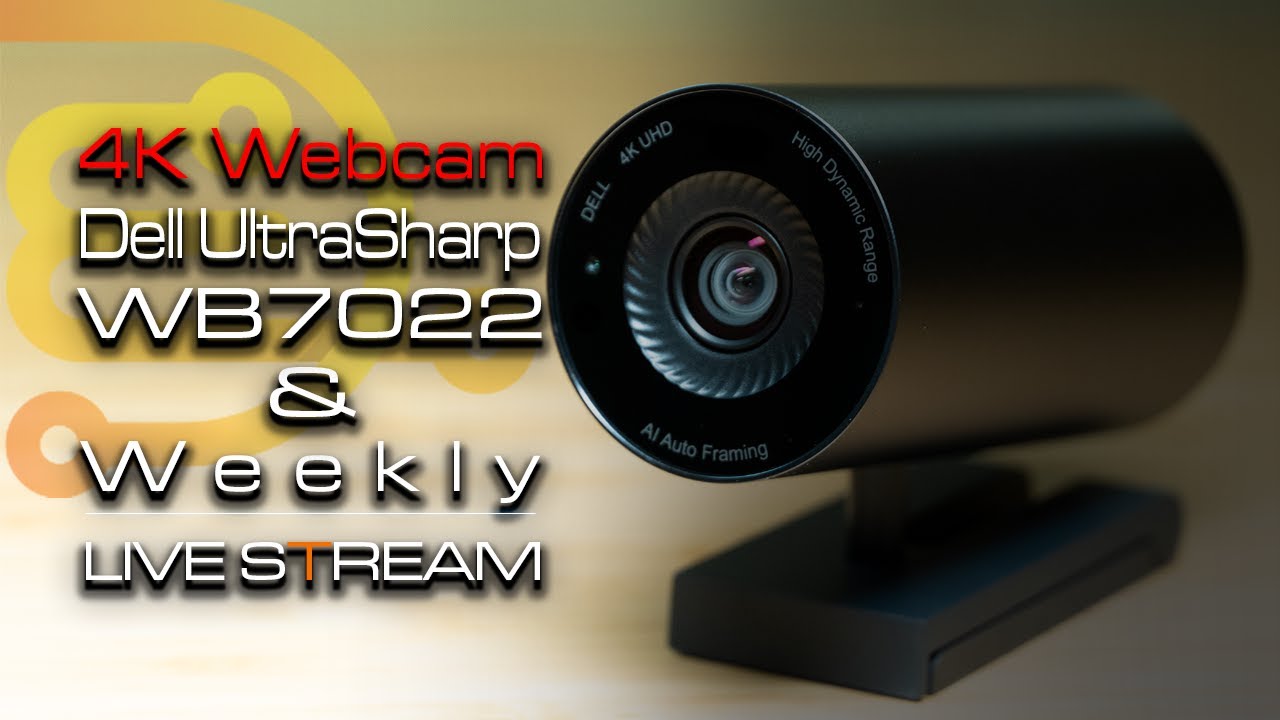 Dell UltraSharp Webcam - WB7022 - 4K UHD