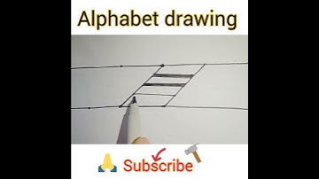 alphabet drawing zebra crossing #viral #shorts