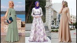 2018 Günlük Tesettür Elbise Modelleri