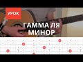 Гамма Am Ля минор на гитаре [ УРОКИ ГИТАРЫ ]