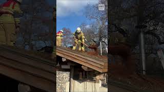 Sauna Im Außenbereich Des Olantis Ausgebrannt