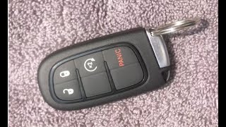 Change Ram Key Fob Battery 2013-2018 Dead Battery Key Fob Dodge Ram 1500 2500 3500 Repair Replace