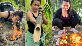 Video mix all #camping #outdoors #survival #forest #bushcraft #lifehacks #bamboo #lifehacks #youtube