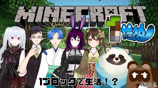【Minecraft】1 Block  Life ！【個人Vtuber野田貫なも】