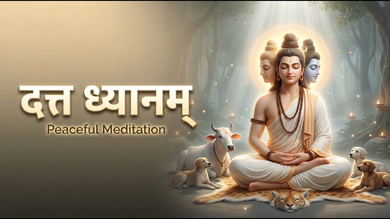 Datta Dhyanam | दत्त ध्यानम् | Datta Maharaj Mantra | Lord Dattatreya | Suno Mere Bhajan