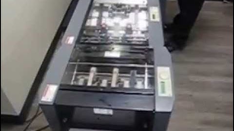 Best Graphics Group #9027 Duplo DSF2000 Hand Feed Job