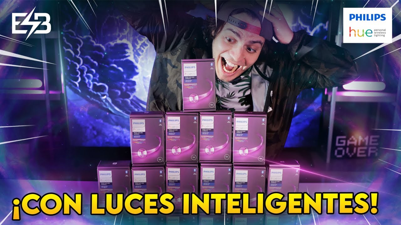¡NUESTRO SETUP ILUMINADO CON PHILIPS HUE!⚡ | SETUPS