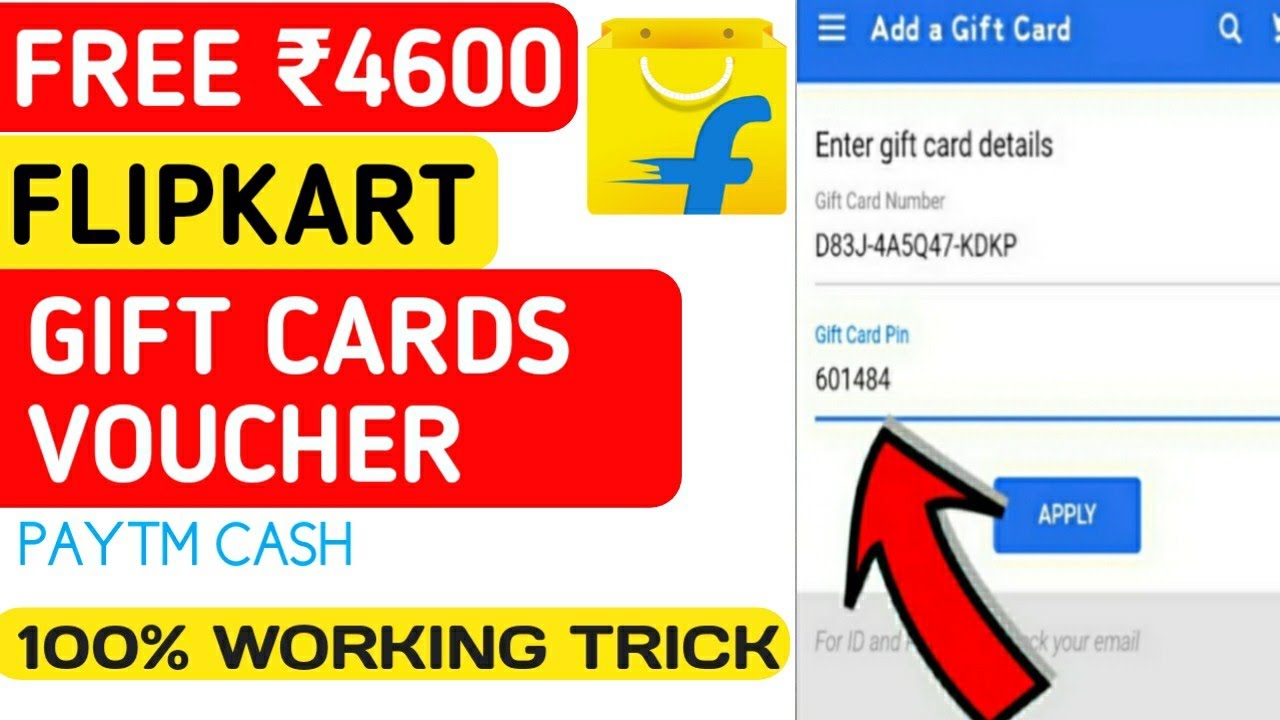 Flipkart Gift Voucher Code Generator Without Human Verification - wide 5