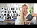 How I Print My Labels At Home // What's The Best Printer, Inkjet vs. Laser and Avery Labels