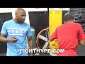 FLOYD MAYWEATHER GRUELING DOGHOUSE CIRCUIT TRAINING; PUSHING FIGHTERS TO LIMIT LIKE A DRILL SERGEANT