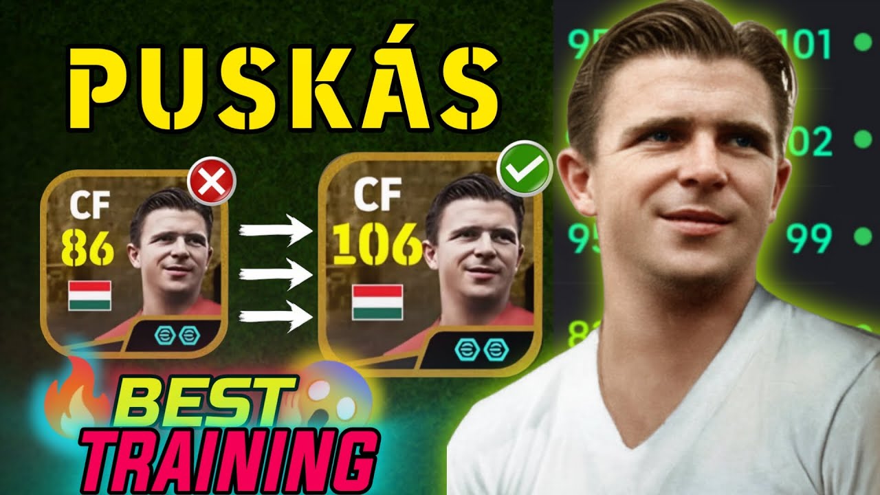 Лучшее руководство по тренировкам для Ференца Пушкаша с рейтингом 106 в eFootball 2026 😱🔥 