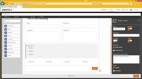 Nintex responsive 4 column form designer
