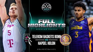 Telekom Baskets Bonn v Hapoel Holon | Full Game Highlights | #BasketballCL 2023-24