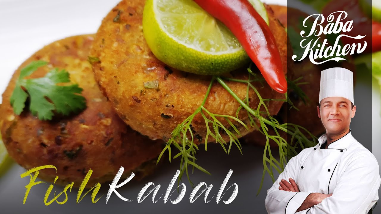 Fish Kabab | Machli Ke Shami Kabab Recipe by Baba Kitchen - YouTube
