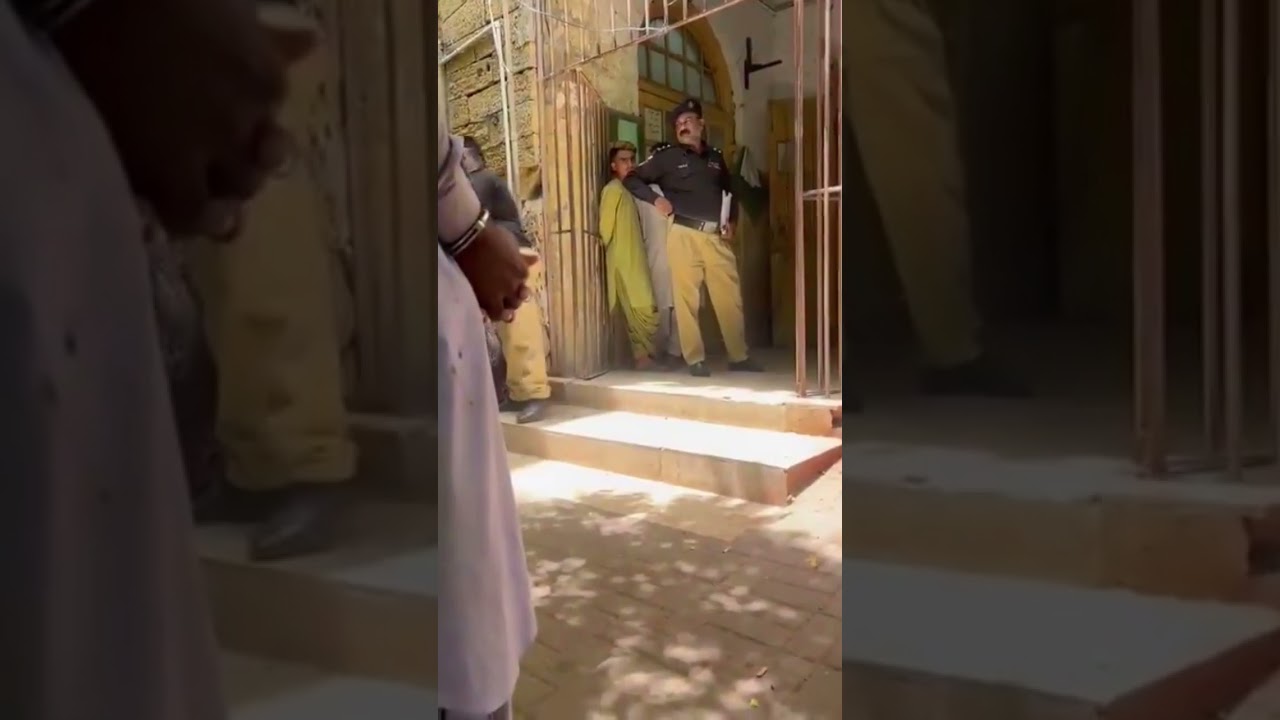 Sub inspector Sindh police performing duty on Magistrate Orders