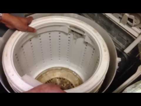 Diyで出来る 洗濯機 洗濯槽 の分解洗浄 掃除 Diy Cleaning Of A Washing Machine Youtube