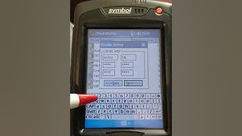 Configuration Wifi MC70