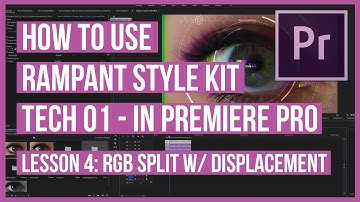 Create an RGB Split Effect with Tech 01 Effects from Rampant Style Kits in Premiere Pro